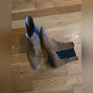 J. Crew Brown Suede Ankle Boots